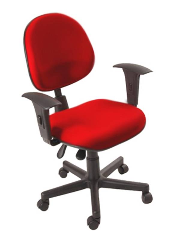 Cadeira para Escritório Acolchoada Jaraguá - Cadeiras para Escritório de Plástico