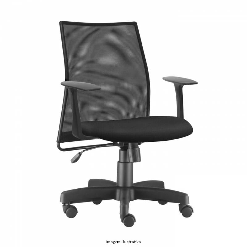 Cadeira para Escritório com Braço Regulável Preço Raposo Tavares - Cadeiras para Empresa