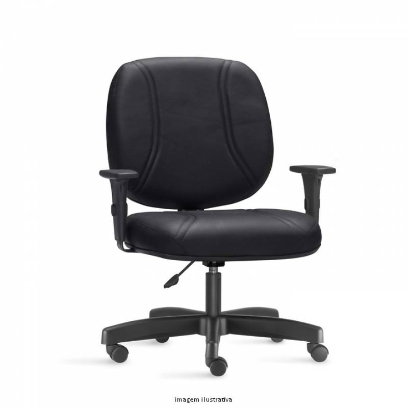 Cadeira para Escritório com Braço Regulável Cotia - Cadeiras para Empresa